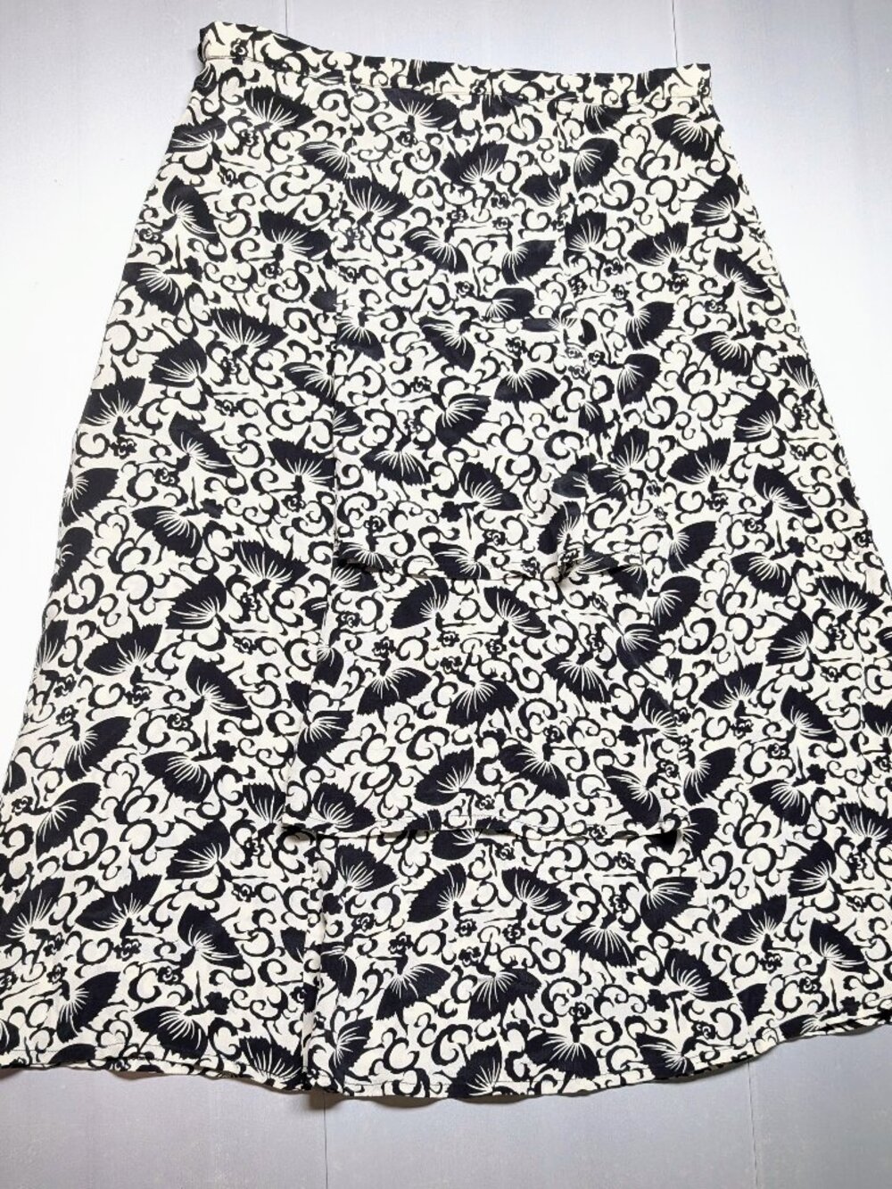 Vintage Trashy Diva 100% Silk Bustle Skirt XS